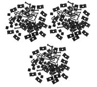 TOYANDONA 30sets Electric Guitar String Retainers String Trees for Headstock Replacement Mounting Screws Tension Fixing and