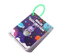 TOYANDONA 34Pcs Outer Space Learning Cards for Educational Planet Flashcards Plaything Interactive Cognitive Development for Boys and Early Enlightenment