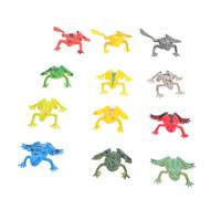 TOYANDONA 36pcs Mini Plastic Frog Figurines for Outdoor Exploration Realistic Sturdy PVC Jungle Animal Models Portable Forest for Boys