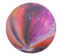 TOYANDONA 3D Printed 150mm Diameter Plastic Globe Lamp Shade Replacement with G9 Screw Base, Decorative Moon Star Design for Table and Pendant, Single Piece