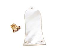 TOYANDONA 3holes Electric Guitar Truss Rod Cover Design Screws Compatible with Electric Bass Easy Installation Thickness Approx Spacing