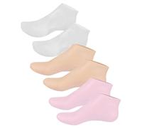 TOYANDONA 3pairs Moisturizing Spa Socks for Cracked Heel Repair Elastic Foot Lotion Socks with Intensive Hydration for Dry Feet Overnight