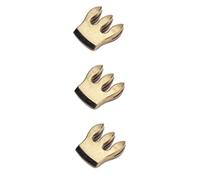 TOYANDONA 3pcs 1/8-4/4 Violin Mute Metal Violin Fiddle Mute Accessories for Practice and Performance