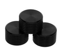 TOYANDONA 3pcs Aluminum Alloy Rotary Potentiometer Knob with Solid Construction for Electric Guitar Bass Audio Keyboard Volume Control Precise Tone Adjustment Multimedia Device Part in Gold