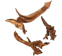 TOYANDONA 3pcs Aquarium Fish Tank Simulation Stump Decorations Miniature Artificial Driftwood Stumps for Reptile Habitat Décor 10-25cm