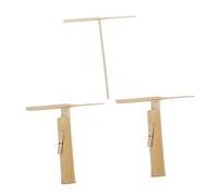 TOYANDONA 3pcs Bamboo Dragonfly Outdoor Flying Pull String Hand Dragonflies for Lightweight Educational to Enhance Coordination and Parent Interaction