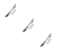 TOYANDONA 3pcs Banjo Armrest Zinc Alloy Single Leg Banjo Replacement Part Mirror Finish