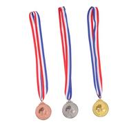 TOYANDONA 3pcs Basketball Award Medals Zinc Alloy Gold Silver Bronze for Student Achievement Sports Competition Recognition