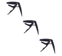 TOYANDONA 3pcs Beginner to Pro Acoustic Ukulele Capo Zinc Alloy Accessory Padding for Safe Tuning