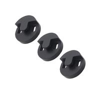 TOYANDONA 3pcs Black Rubber Cello Mutes Round Silencers for Quiet Practice Noise Reduction Accessories for Apartments and Nighttime Sessions String Protection with Elegant Design