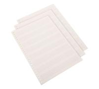 TOYANDONA 3pcs Blank Music Staff Notebook Guitar Music Score Notebook for Beginners Manuscript Paper Portable Five-line Book