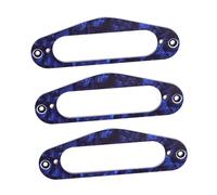 TOYANDONA 3pcs Blue Tl Style Single Coil Pickup Rings for Electric Guitars Durable Flat Humbucker Frame Mounting Accessories for Guitarists and Luthiers