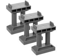 TOYANDONA 3pcs Bridge Pier Model for Train Track Accessories Simulation Supports for Model Railways Backyard Garden and Indoor Playroom Fun