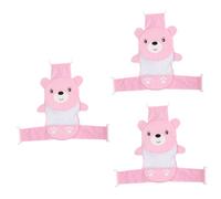TOYANDONA 3pcs Cartoon Bath Seat Support for Boy Girl Soft Mesh Bathing Net Mat for Shower in Bathtub Tub Pad