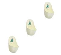 TOYANDONA 3pcs Cartoon Boys Urinal for Potty -Mounted Boy Girl Urinal Capacity Cute Design to Encourage Habits Easy to Install and Clean Material for Use