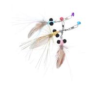 TOYANDONA 3pcs Cat Teaser Replacement Toys for Interactive Playtime Engaging Indoor Fun Suitable for Cats and Kittens Nature-inspired Plume Refills