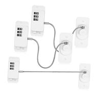 TOYANDONA 3pcs Child Safety Window Locks Abs Material Instruction Manual, No-Residue Adhesive, Secure Cabinet and Refrigerator Door Locks for Childproofing in Home