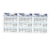 TOYANDONA 3pcs Clarinet Finger Guide Chart Flute Chord Chart for Beginner for Flute Beginner