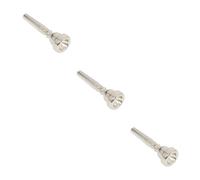 TOYANDONA 3pcs Copper Trumpet Mouthpiece Silver Finish for Beginners Professionals for Trumpet High Register Performance