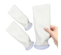 TOYANDONA 3pcs Cotton Filter Socks for Fish Tank Aquarium Filtration System with Breathable Material and Convenient Cleaning, White Filter Media Bags for Marine Sump Use