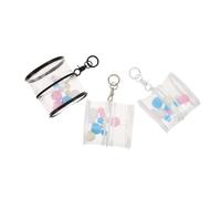 TOYANDONA 3pcs Doll Storage Bag Hanging Keychain Bag for Toy Cover Portable Figure Case Pocket Keychain for Dolls Storage and Display