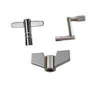 TOYANDONA 3pcs Drum Key Wrench Set Metal Craft Tuning Tools for Drum Set for Percussion