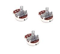 TOYANDONA 3pcs Easy Install Guitar Volume Potentiometer Knob B250k 15mm Split Shaft for Guitar