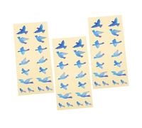TOYANDONA 3pcs Electric Guitar Stickers Bird Shape Self-adhesive Fretboard Decorative Patches