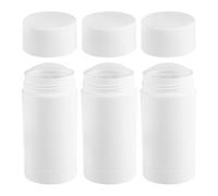 TOYANDONA 3pcs Empty Deodorant Stick Tubes Refillable Plastic Containers for Solid Lotions and Blush with Twist-up Mechanism, Versatile Use and Precise Application for Daily Use and Business