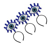 TOYANDONA 3Pcs Evil Eye Headband Set for Women and - Novelty Halloween Costume Hairband, Comfortable Cosplay Headwear for Theme Parties and Role Playing