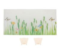 TOYANDONA 3pcs Flexible Splash Guard for Open Cat Litter Box Anti-splash Plastic Litter Pan Enclosure with 2 Butterfly Clips Easy-clean Cat Box Guard for Pet Toilet