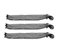 TOYANDONA 3pcs Foldable Fishing Nets with Portable Handle Nylon Mesh Baskets for Catching Bait Compact and Collapsible Fish Guard Nets for Stream and River Anglers