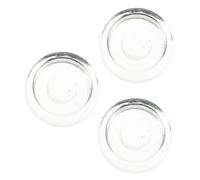 TOYANDONA 3Pcs Glass Weights for Fermenting Jars Wide Mouth Pickle Jar Lids Kitchen Tank Lids for Sauerkraut Kimchi Craft Wine Fermentation High-grade Material