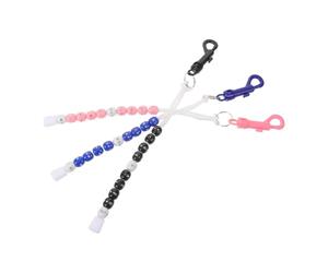 TOYANDONA 3pcs Golf Score Counter with Clip, Handheld Plastic Beaded Stroke Counter for Quick Bead Movement and One-hand Operation, for Solo Practice or Use the Course