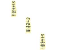TOYANDONA 3pcs Guitar Fretboard Inlay Decals Easy to Apply Removable Stickers for Acoustic and Electric Guitars Durable Ceremony Style Fretboard Decorations Reusable Design for Long-term Use