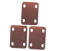 TOYANDONA 3pcs Guitar Neck Shims Guitar Neck Plate for Repair Includes Angles Durable Replacement for Enhanced Sound Quality
