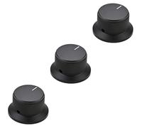 TOYANDONA 3pcs Guitar Potentiometer Knobs Volume Tone Bass Control Knob for Guitar Replacement