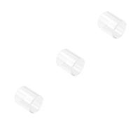 TOYANDONA 3pcs Guitar Slide Tool Glass Finger Slider for Electric Acoustic Guitar String Instruments Accessories for Blues Jazz Country Playing