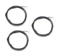 TOYANDONA 3pcs Guitar Wiring Kit Shielded Wire Cable Pickup Cable for Electric Guitar Bass Noise Reduction High Purity Conductors Heat Resistant Flexible