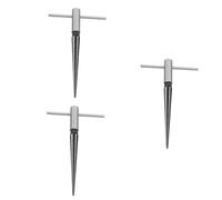 TOYANDONA 3pcs Handle Taper Tool for Guitar Bridge Pin Hole Hand Held Tapered Drilling Tool Ergonomic Design for Woodworkers and Luthiers