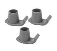 TOYANDONA 3pcs Heavy Duty Walker Skis Glide Caps Slip Replacement Feet for Seniors Portable Cane Accessories Enhanced Support for Ice Snow Mud Surfaces