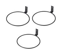 TOYANDONA 3pcs Heavy Duty Wall Mount Flowerpot Holder Hook Rack Metal Planter Hanger Bracket for Use Elegant Balcony Garden Decoration