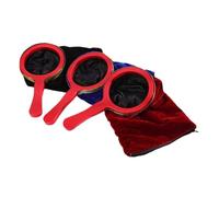TOYANDONA 3Pcs Illusion Pouch for Stage Performances Zipper Handle for Tricks Enhance Skills for Parties and Festivals