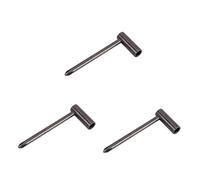 TOYANDONA 3pcs Inner Diameter Metal Guitar Truss Rod Wrench Tool for Electronic Guitar Adjustment Black Spanner for Neck Adjustment and Repair