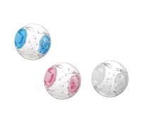 TOYANDONA 3pcs Interactive Pet Treat Dispenser Balls Engaging Dog Snack for Training and Teething Fun Hollow out Design for and Cats for Mental Stimulation and Eating Habits