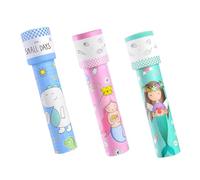 TOYANDONA 3Pcs Kaleidoscope Rotating Fun Visual Educational Cognitive Lightweight Material Random Style for Boys and Portable Early Learning