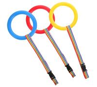 TOYANDONA 3pcs Kids Walking Rope Easy-Grip Handles Adjustable Safety Rope for Kindergarten Preschool and Nursery Outdoor Group Activities