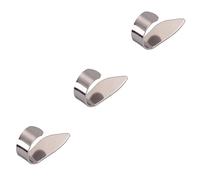 TOYANDONA 3pcs La03b Thumb Picks Ultra Thin for Stainless Steel for Guitar and Ukulele and Comfortable
