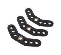 TOYANDONA 3pcs Leather Wrist Sling Yoke for Sling Accessory, Sturdy Pu Leather Material with Metal Grommet, Suitable for Compound and Recurve, for Outdoor Hunting and Practice