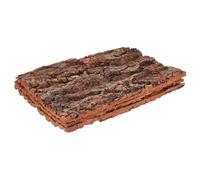 TOYANDONA 3Pcs Lifelike Reptile Tree Bark Habitat for Climbing Natural Cork Bark Decoration for Lizards Spiders and Pets Durable Terrarium Background